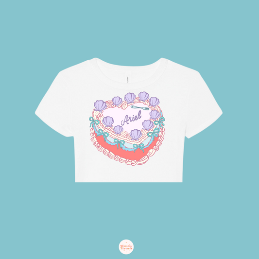 Ariel Cake Tee/Crop Tee