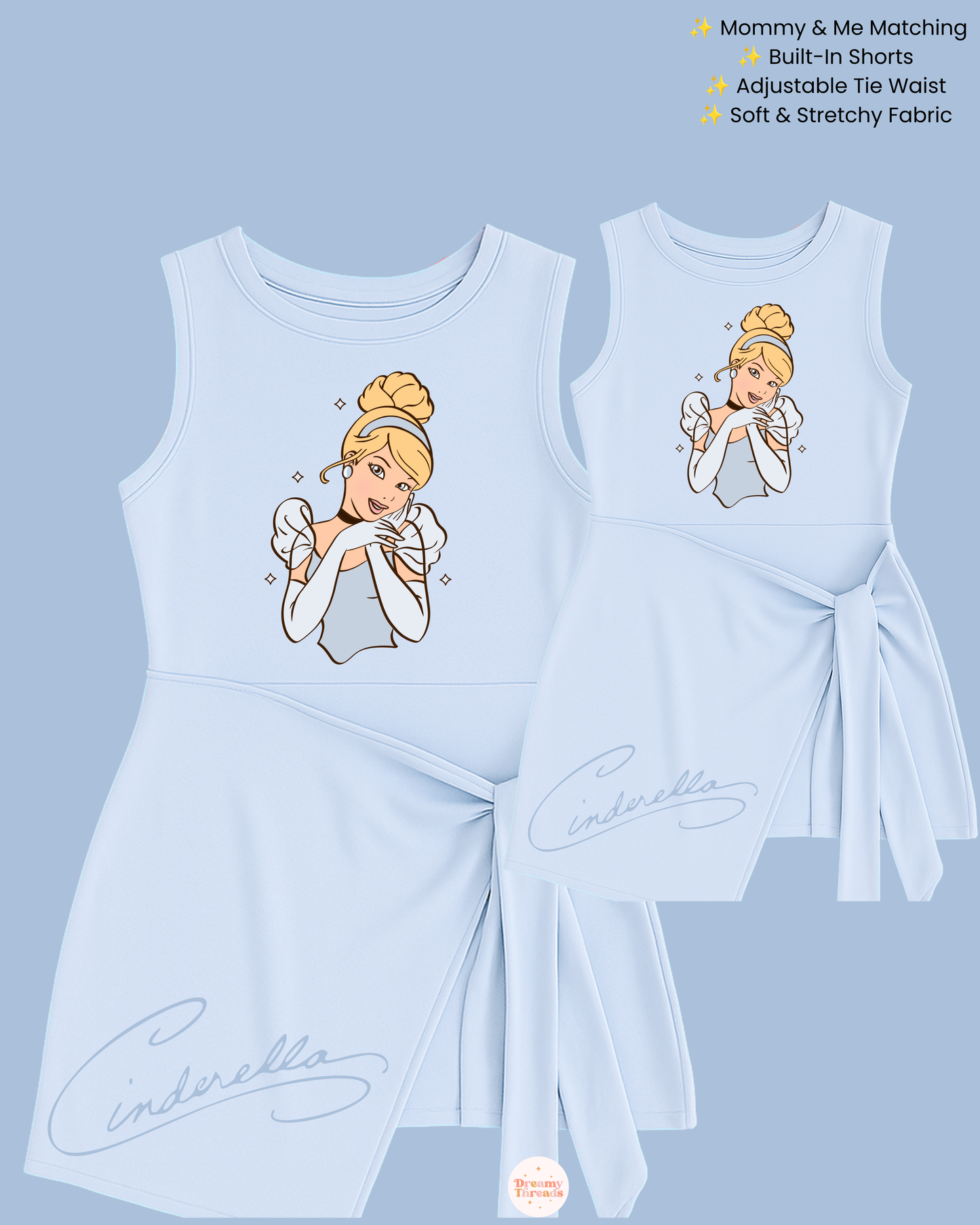 Princess Mommy & Me Athletic Dress