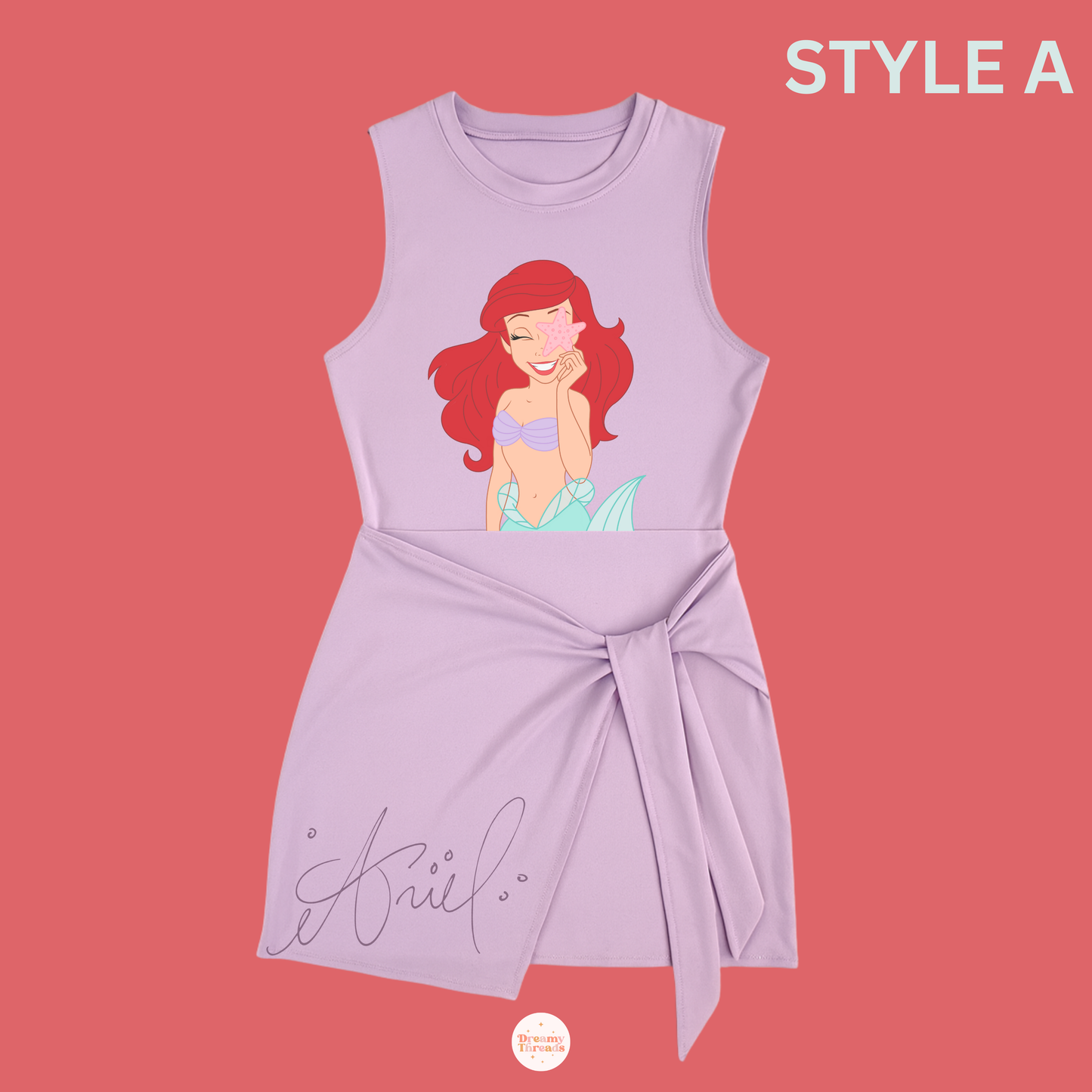 Lavender Princess Athletic Dress