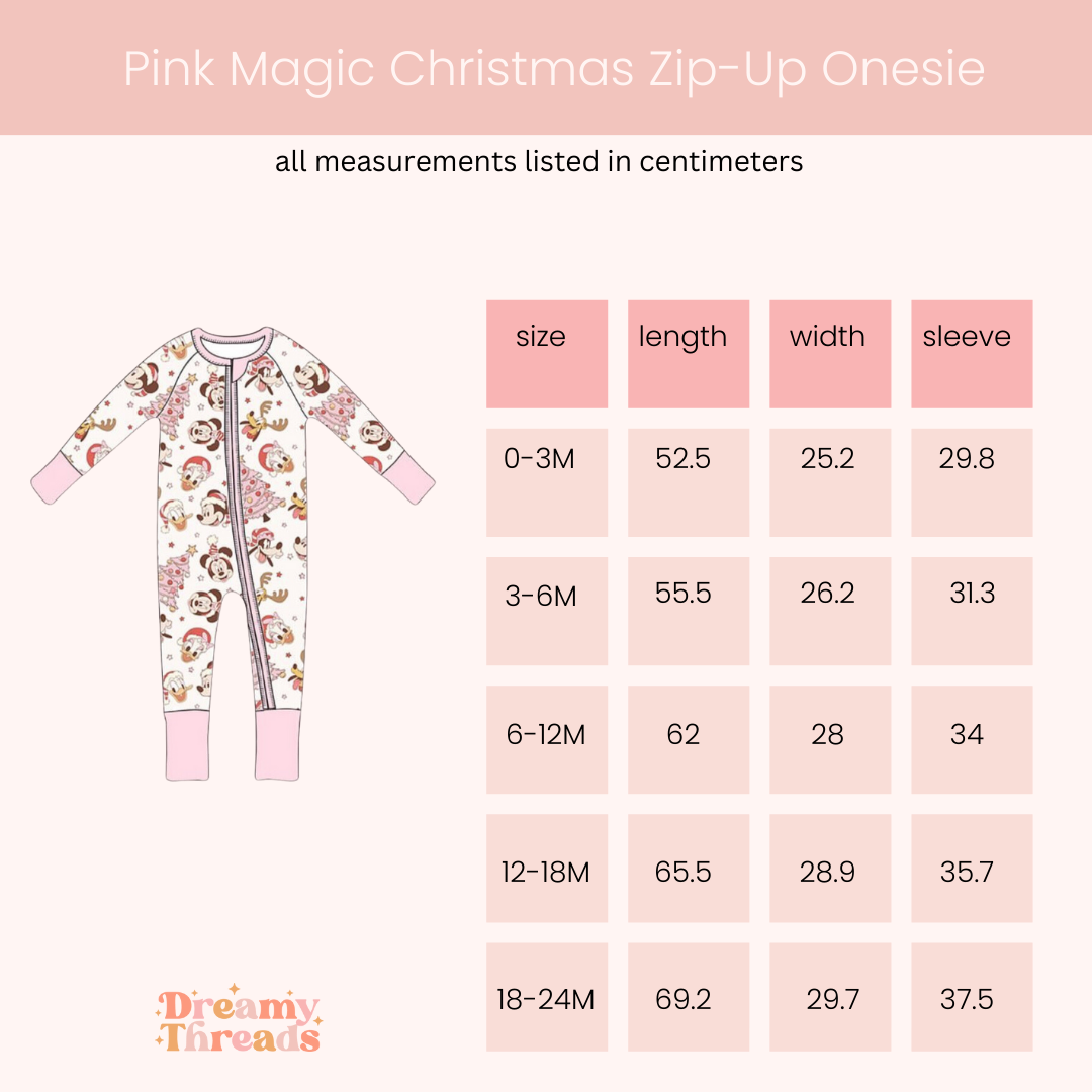 Pink Magic Christmas PJ's