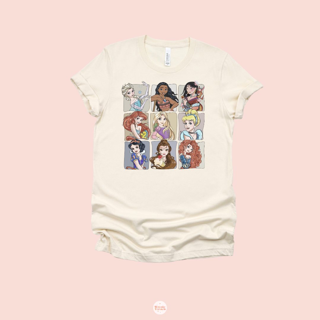 Vintage Princess Tee/Crew