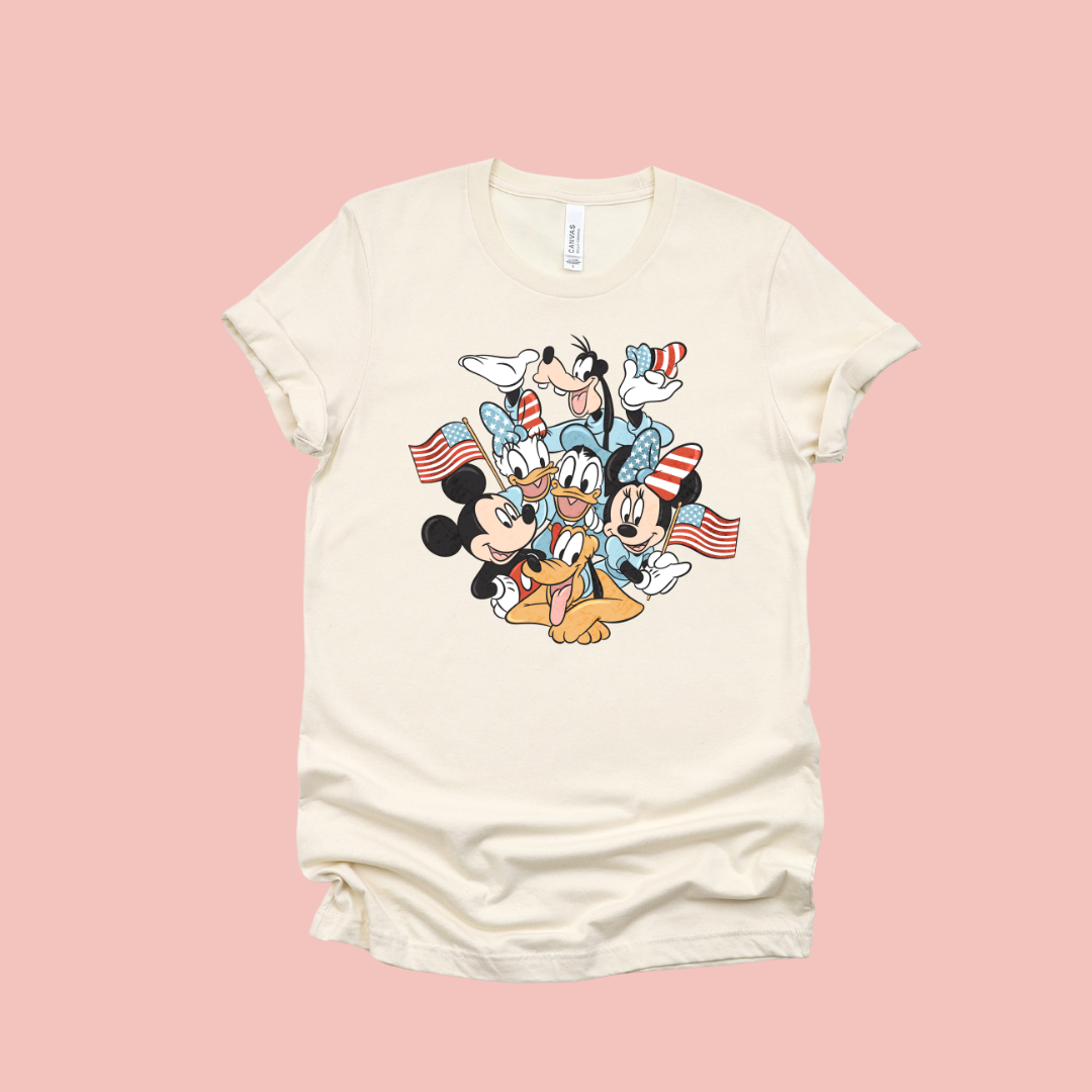 Patriotic Friends Tee
