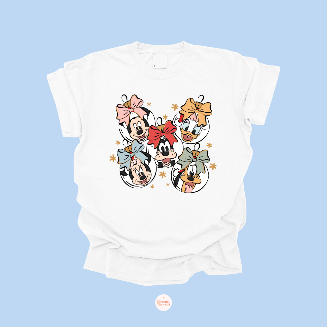 Cheerful Ornaments Tee/Crew