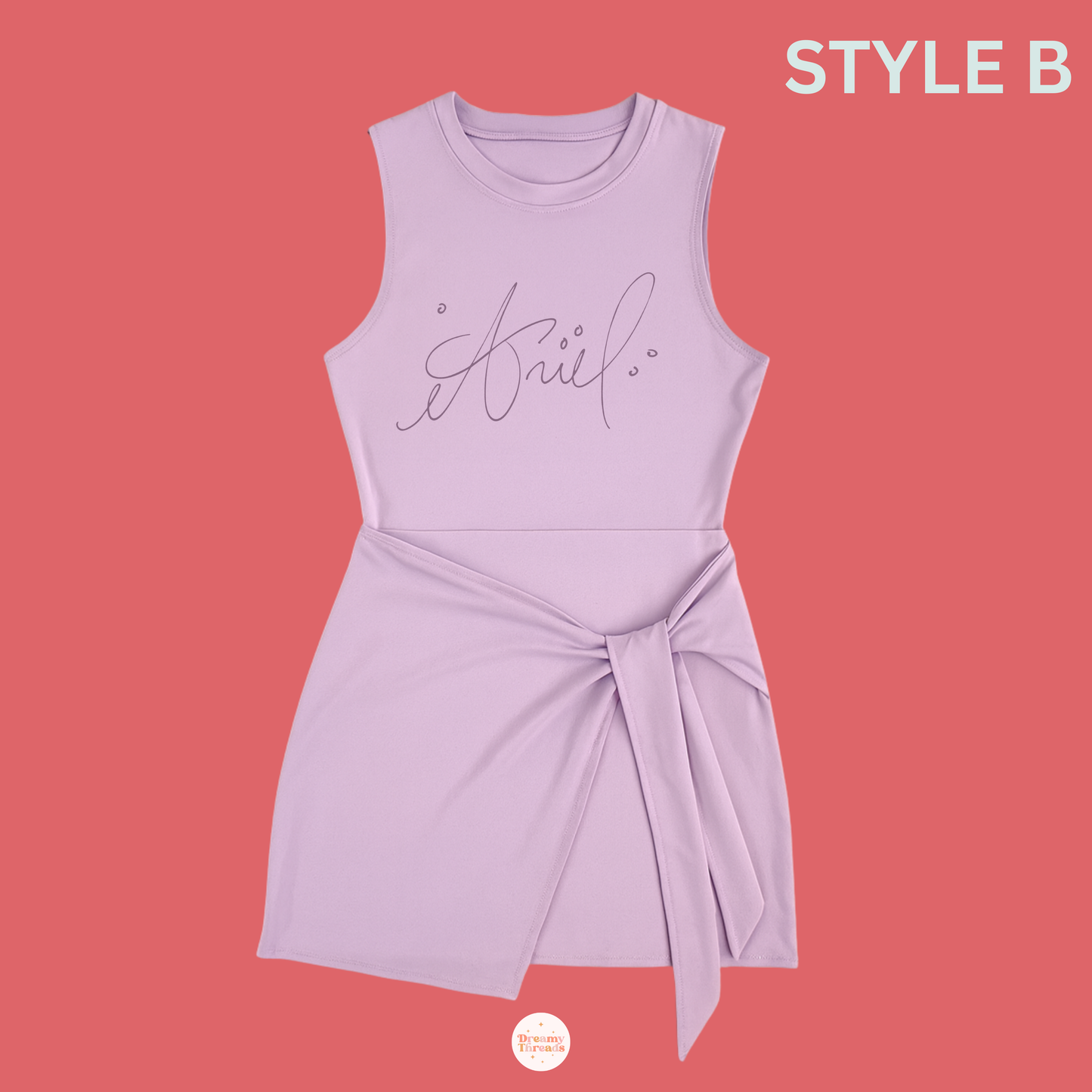 Lavender Princess Athletic Dress