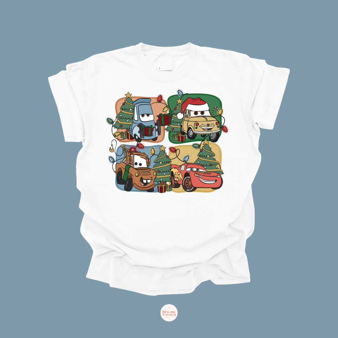 Merry Cars Tee/Crew