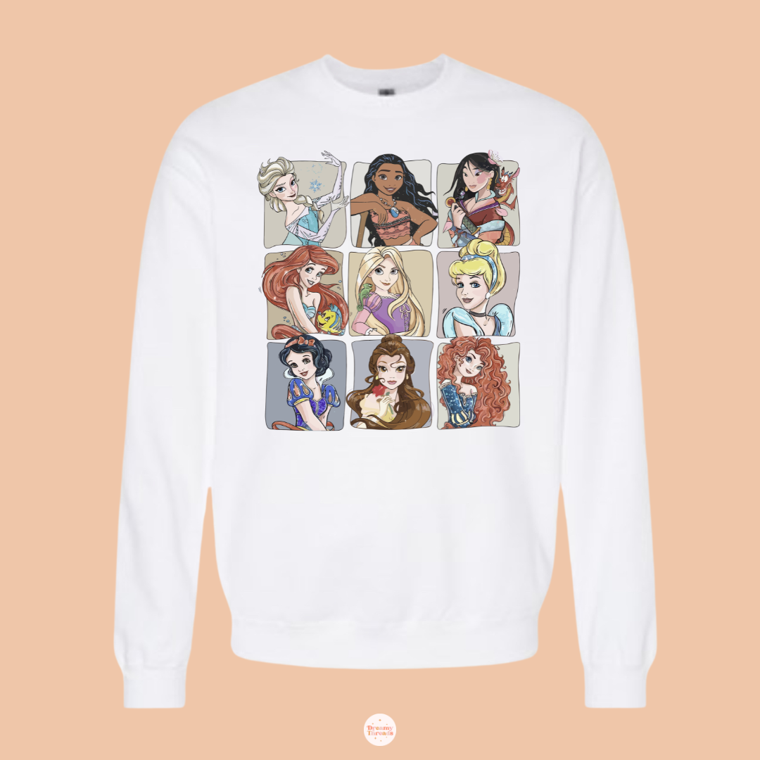 Vintage Princess Tee/Crew