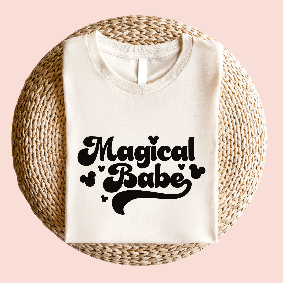 Magical Babe Black Tee/Crew