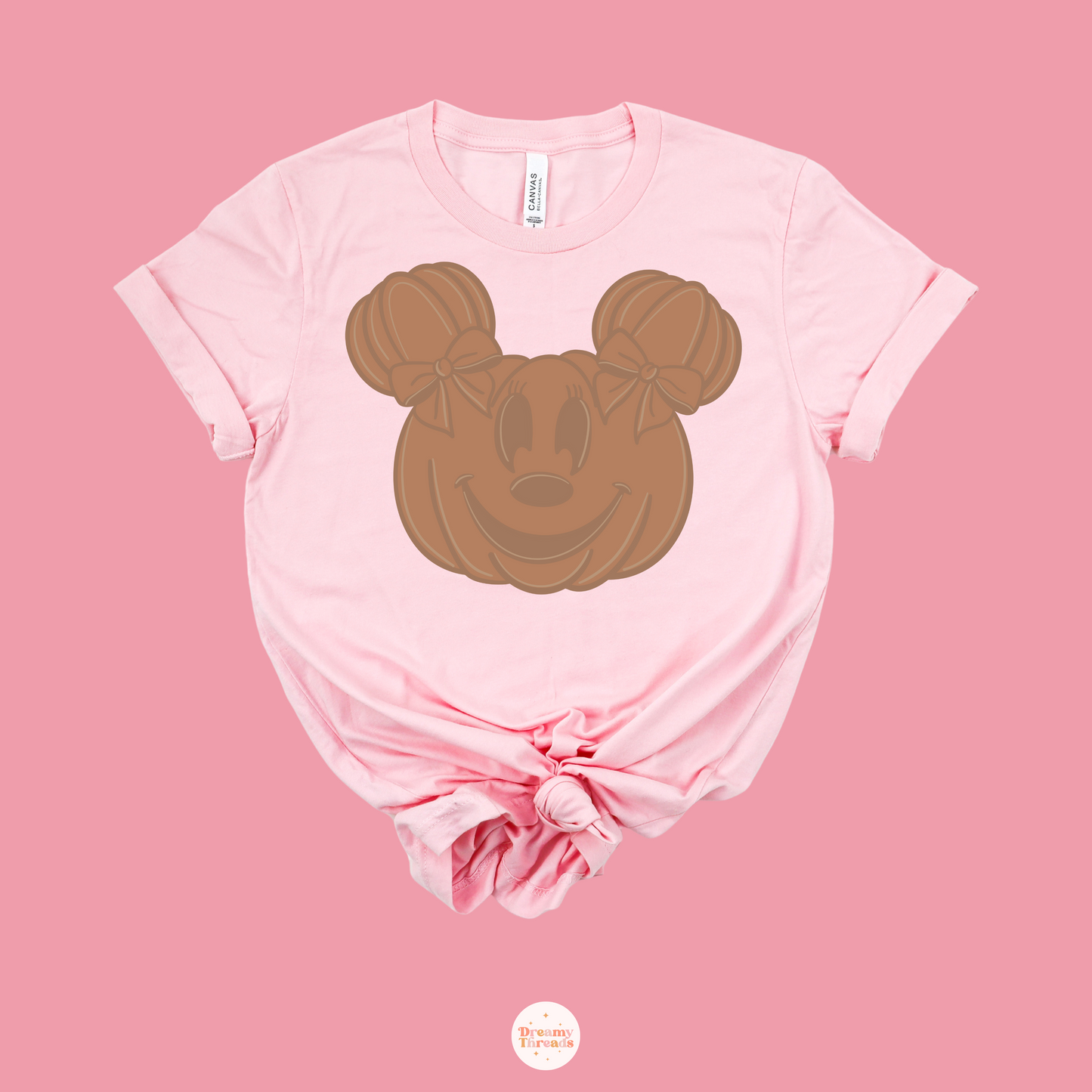 Orange Coquette Pumpkin Tee