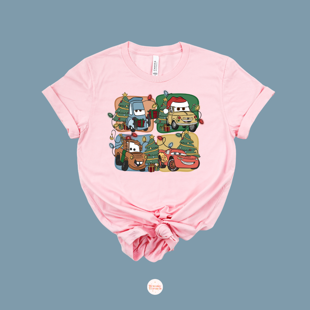 Merry Cars Tee/Crew