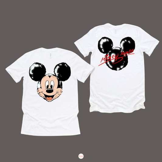 Foil Mickey Balloon Tee/Crew