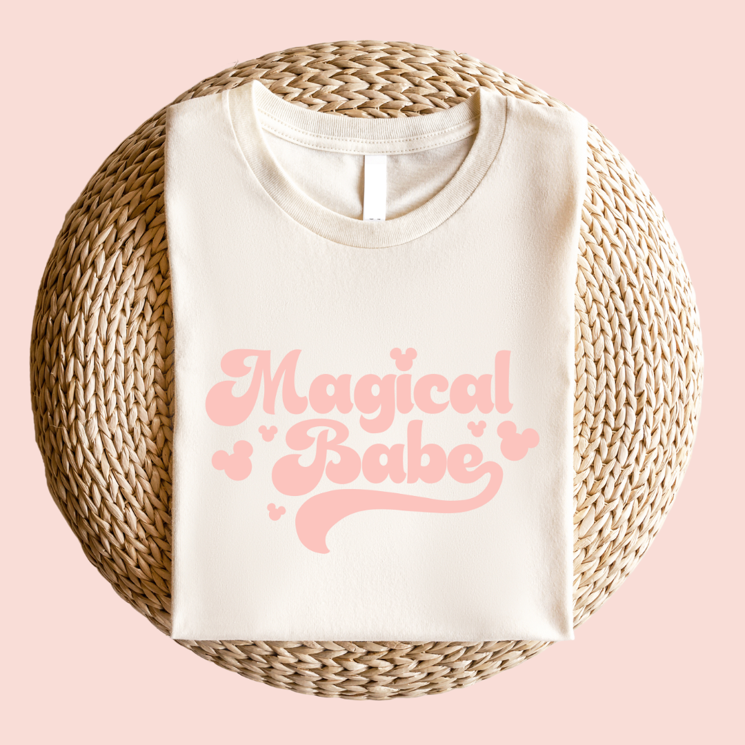 Magical Babe Pink Tee/Crew