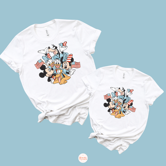 Patriotic Friends Tee