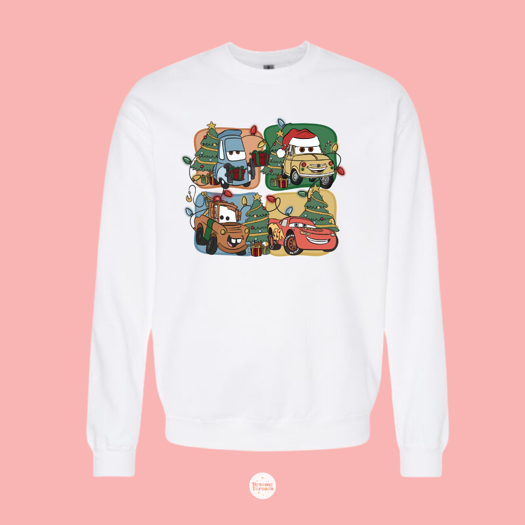 Merry Cars Tee/Crew