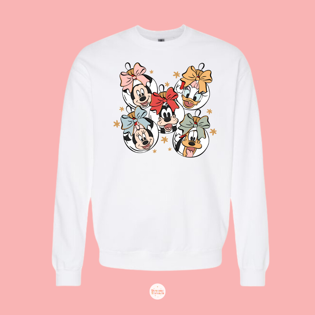 Cheerful Ornaments Tee/Crew