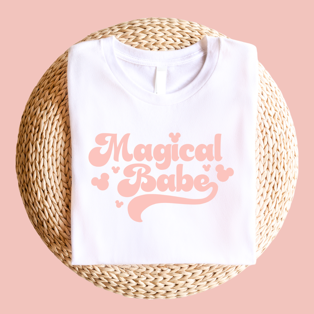 Magical Babe Pink Tee/Crew