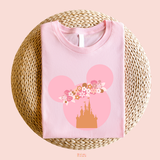 Pink Mouse Crew Tee/Crew
