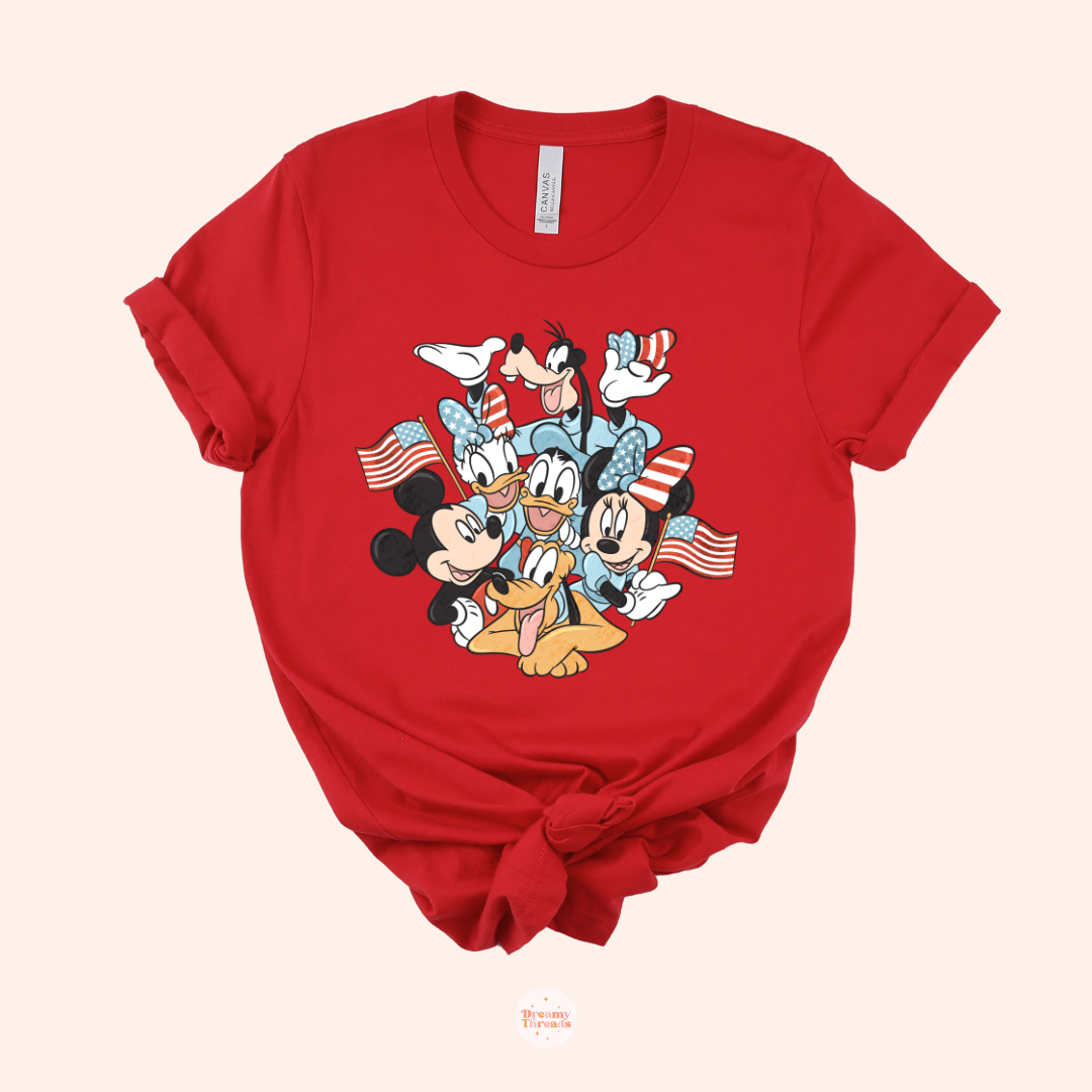 Patriotic Friends Tee