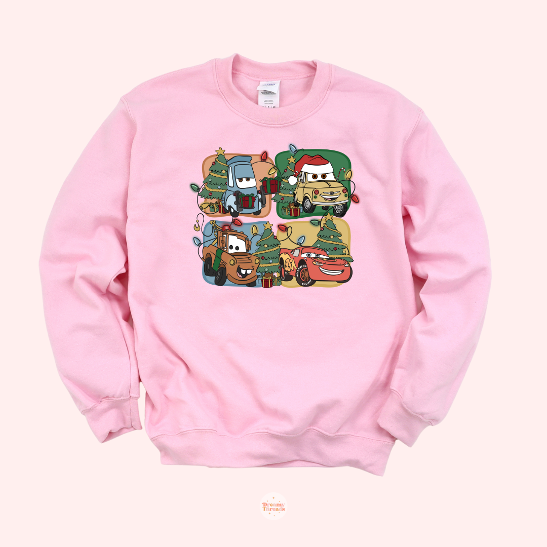 Merry Cars Tee/Crew