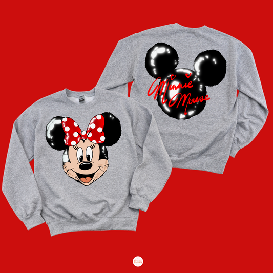 Foil Minnie Balloon Tee/Crew