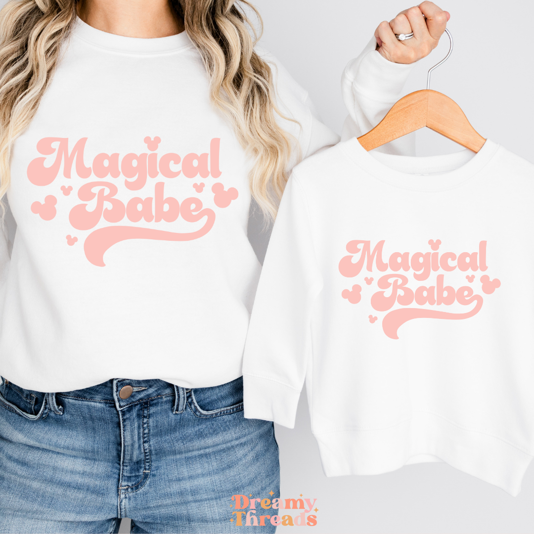 Magical Babe Pink Tee/Crew