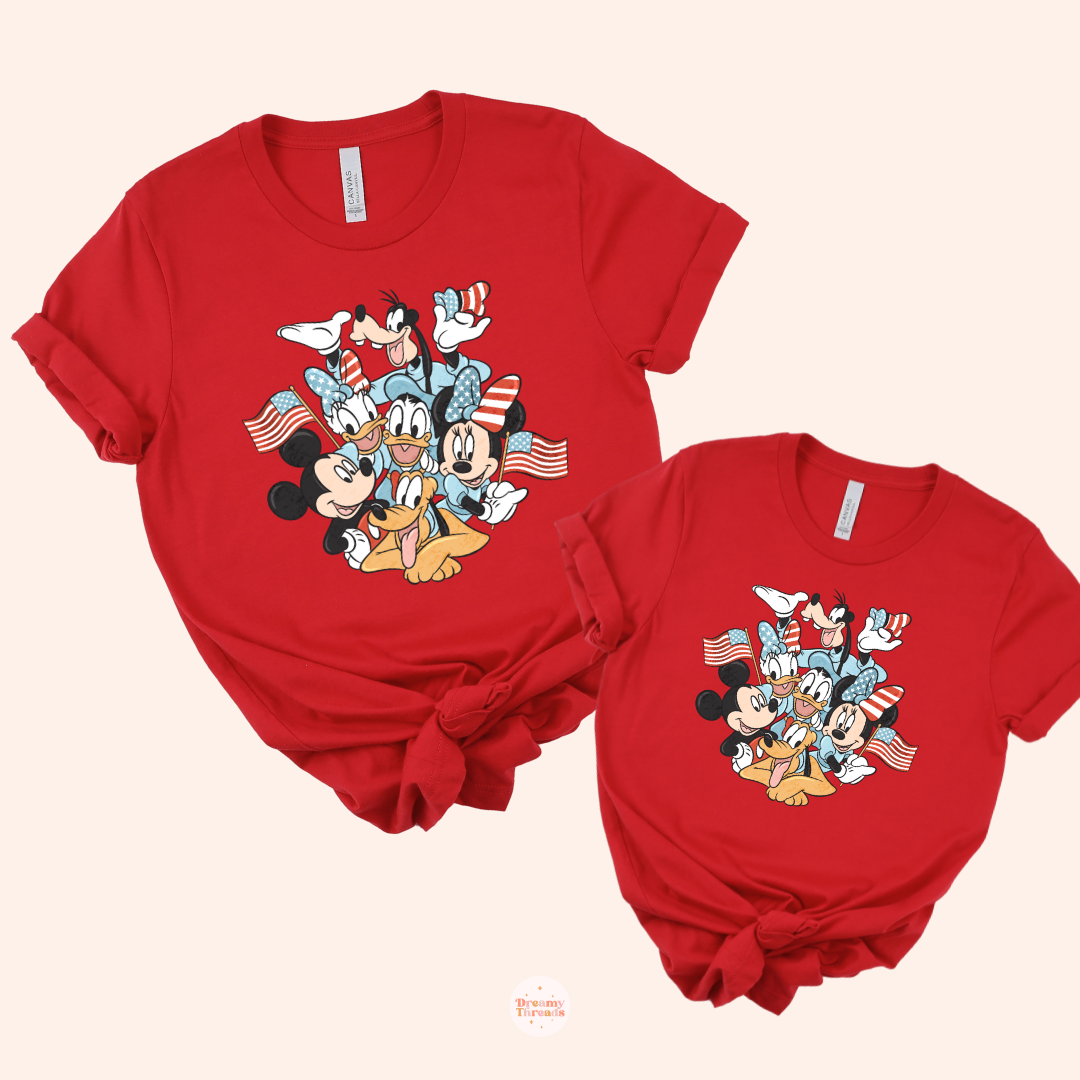 Patriotic Friends Tee