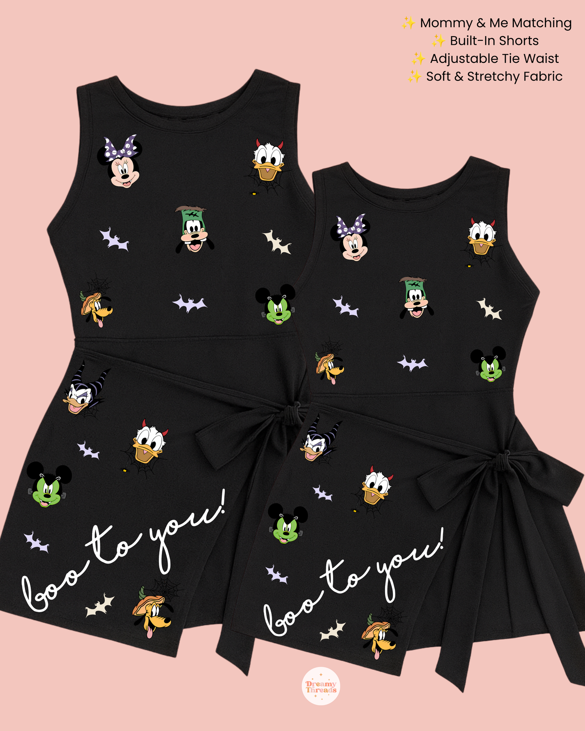 Boo to you! Mommy & Me Athletic Dress