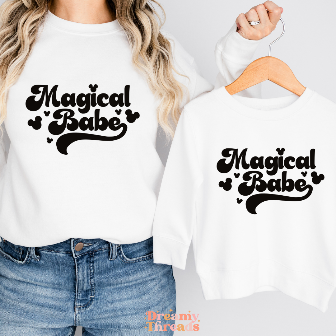 Magical Babe Black Tee/Crew