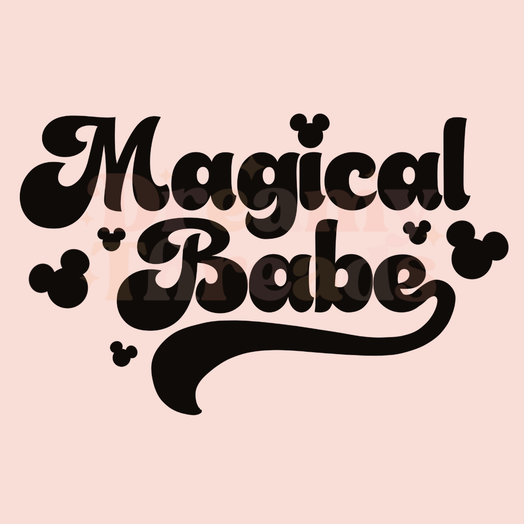 Magical Babe Black Tee/Crew