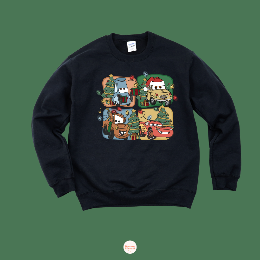 Merry Cars Tee/Crew