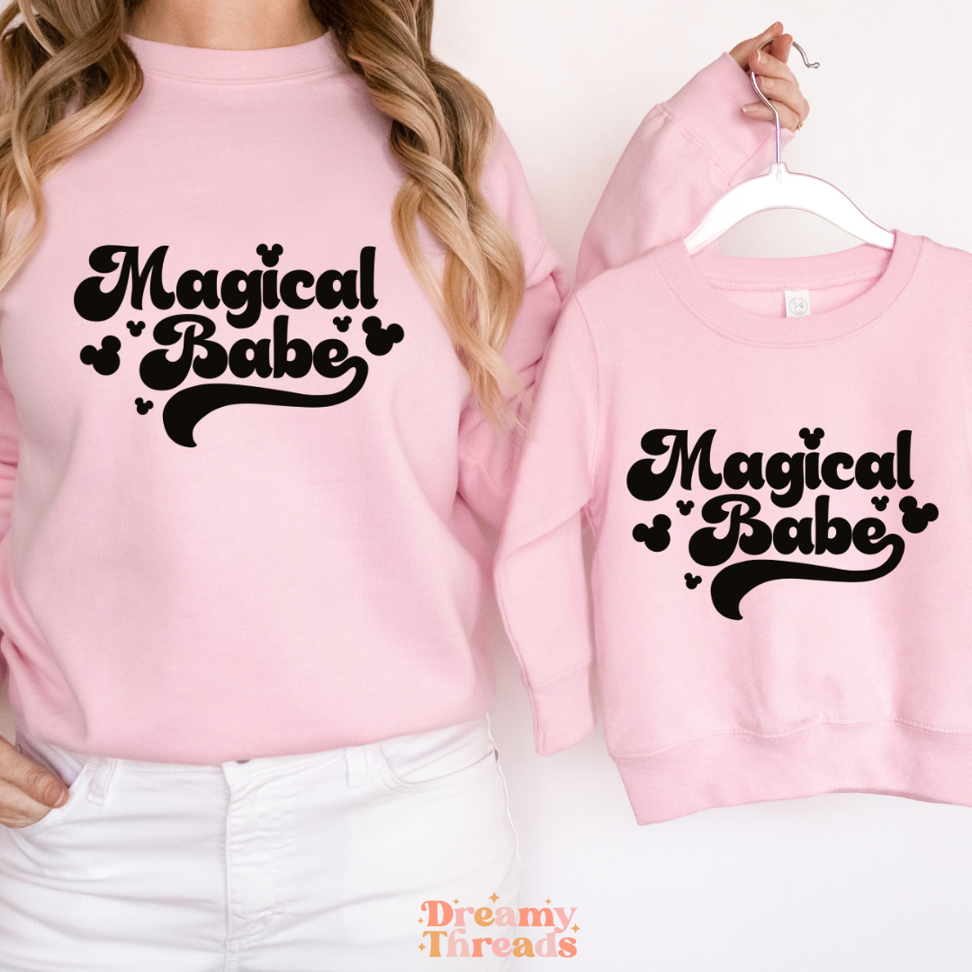 Magical Babe Black Tee/Crew