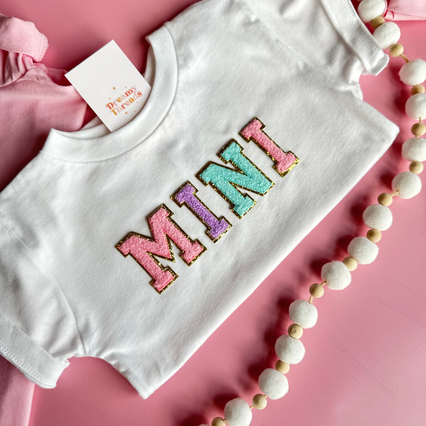 Personalized T-Shirt (chenille letters)