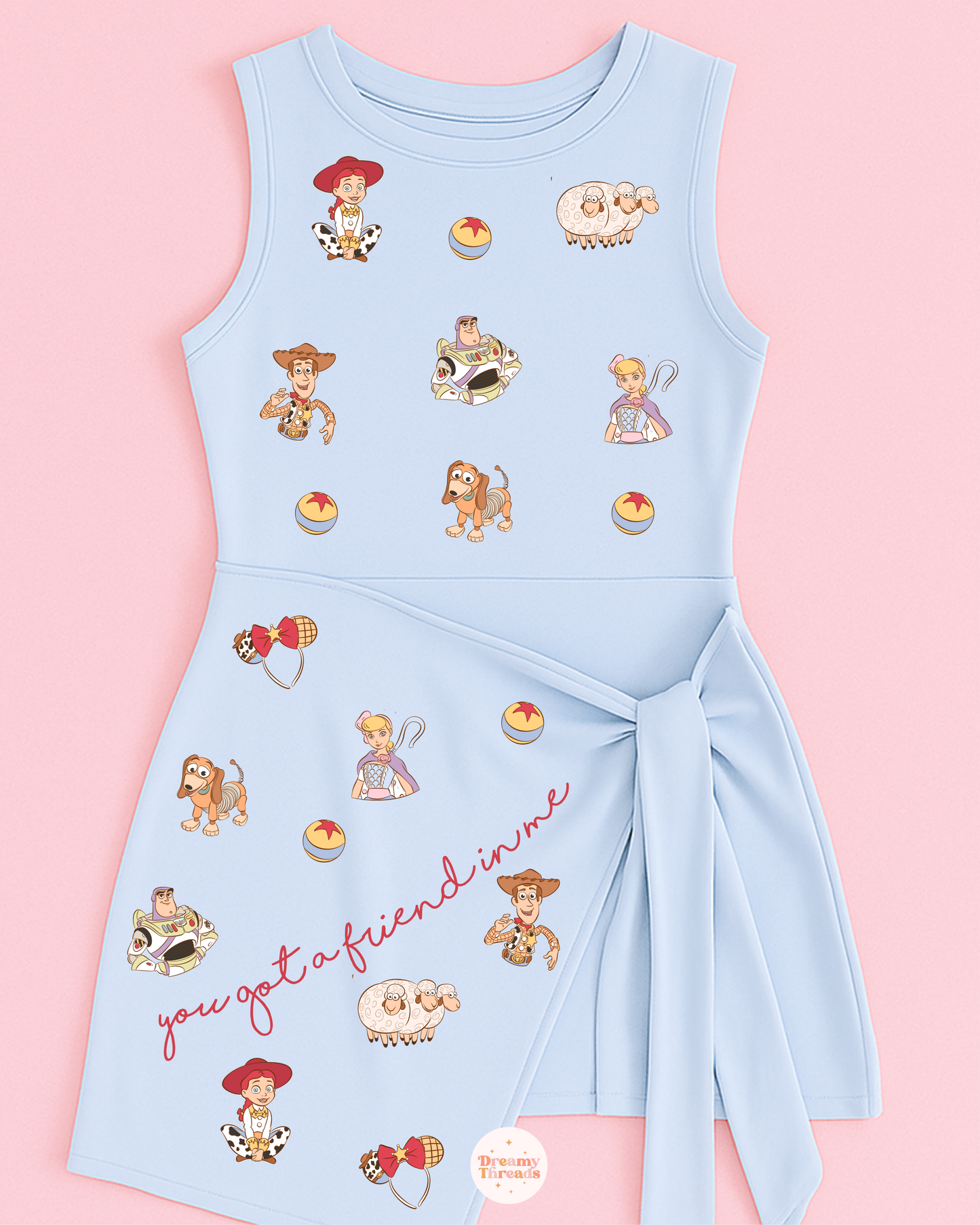 You Got A Friend In Me Adult Athletic Dress