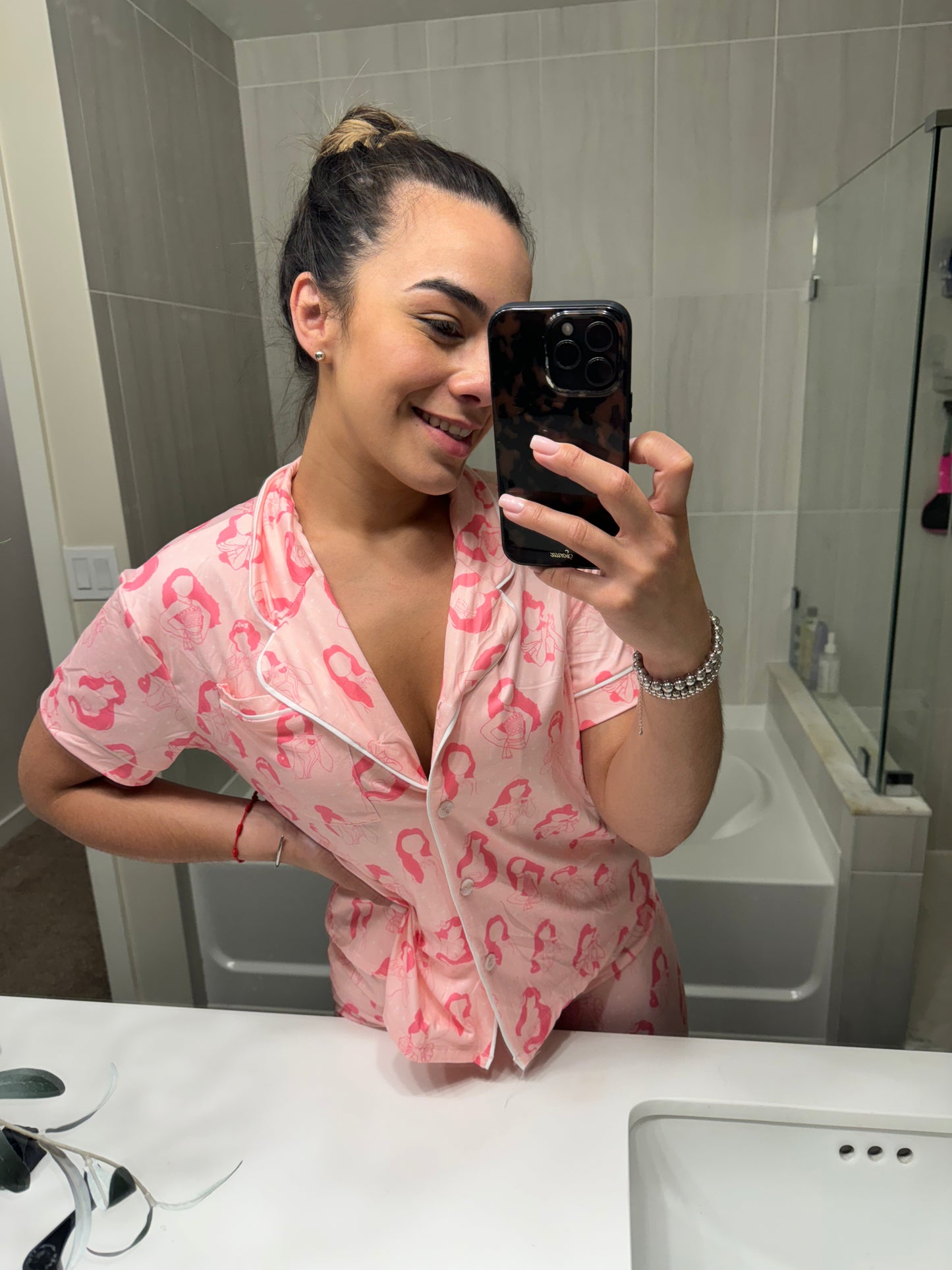 Pink Princess Pjs Adult/Toddler