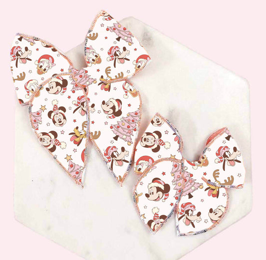 Pink Magic Christmas Bow
