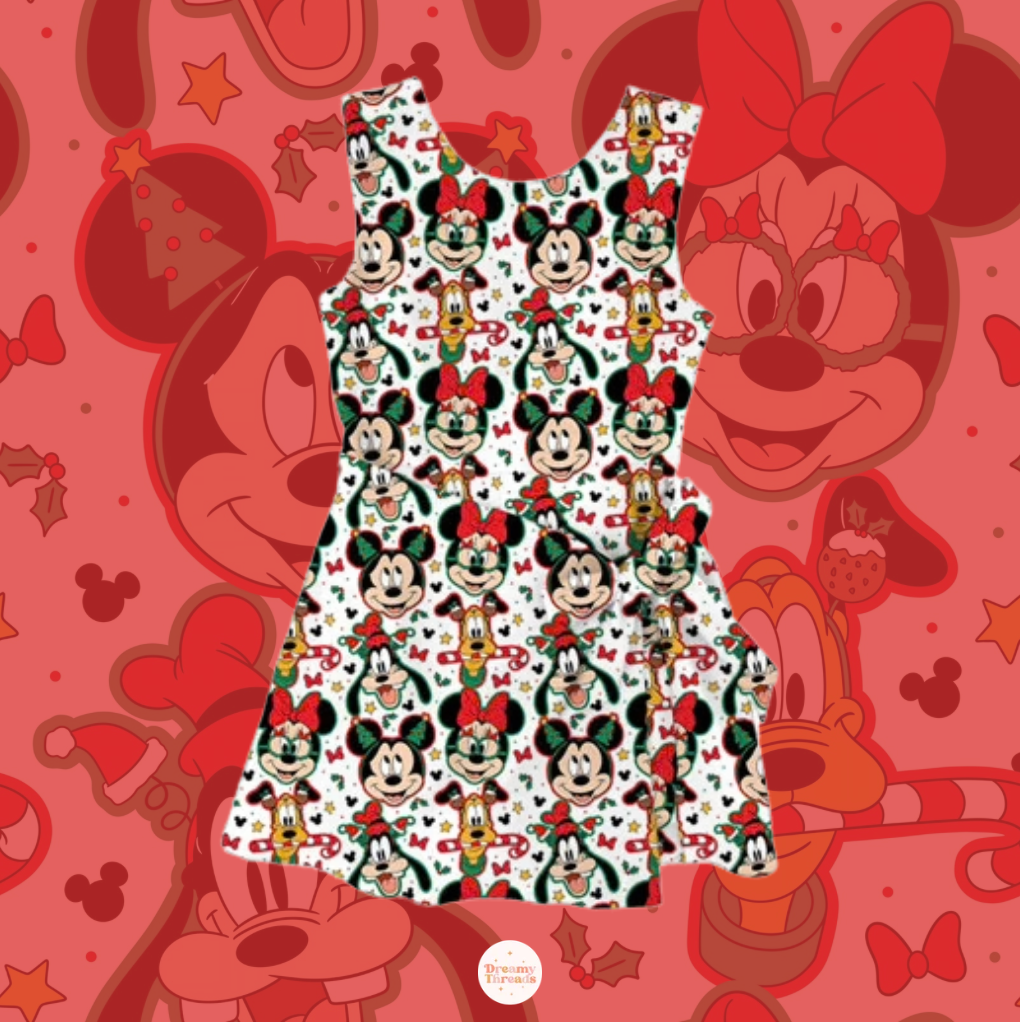 Pre-Order: Holiday Friends Athletic Dress