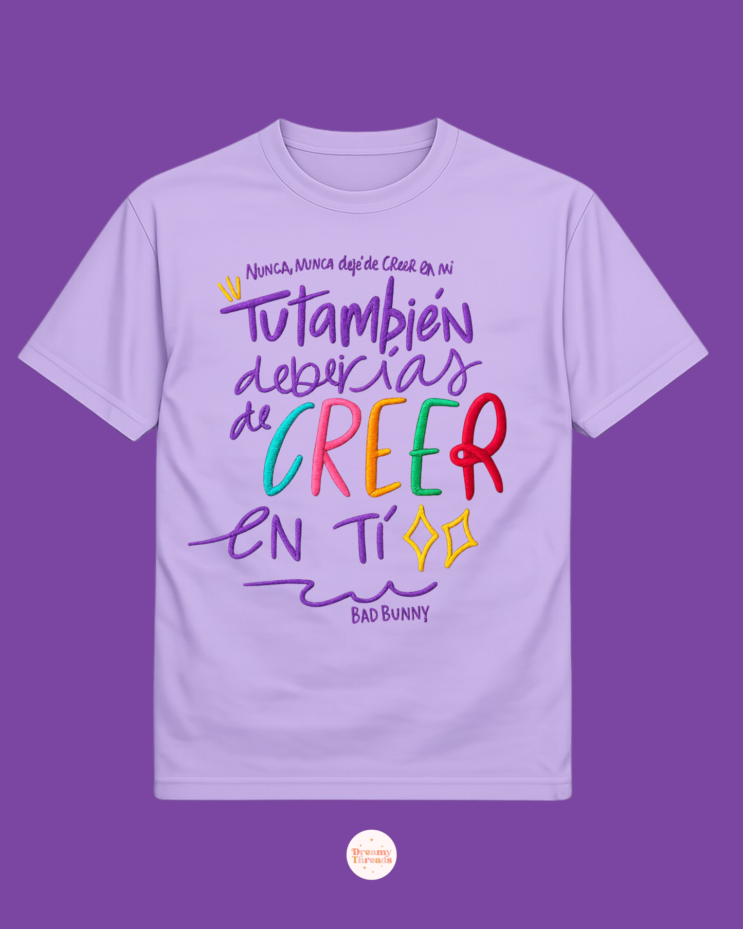 Creer En Ti Embroidered T-Shirt Comfort Colors