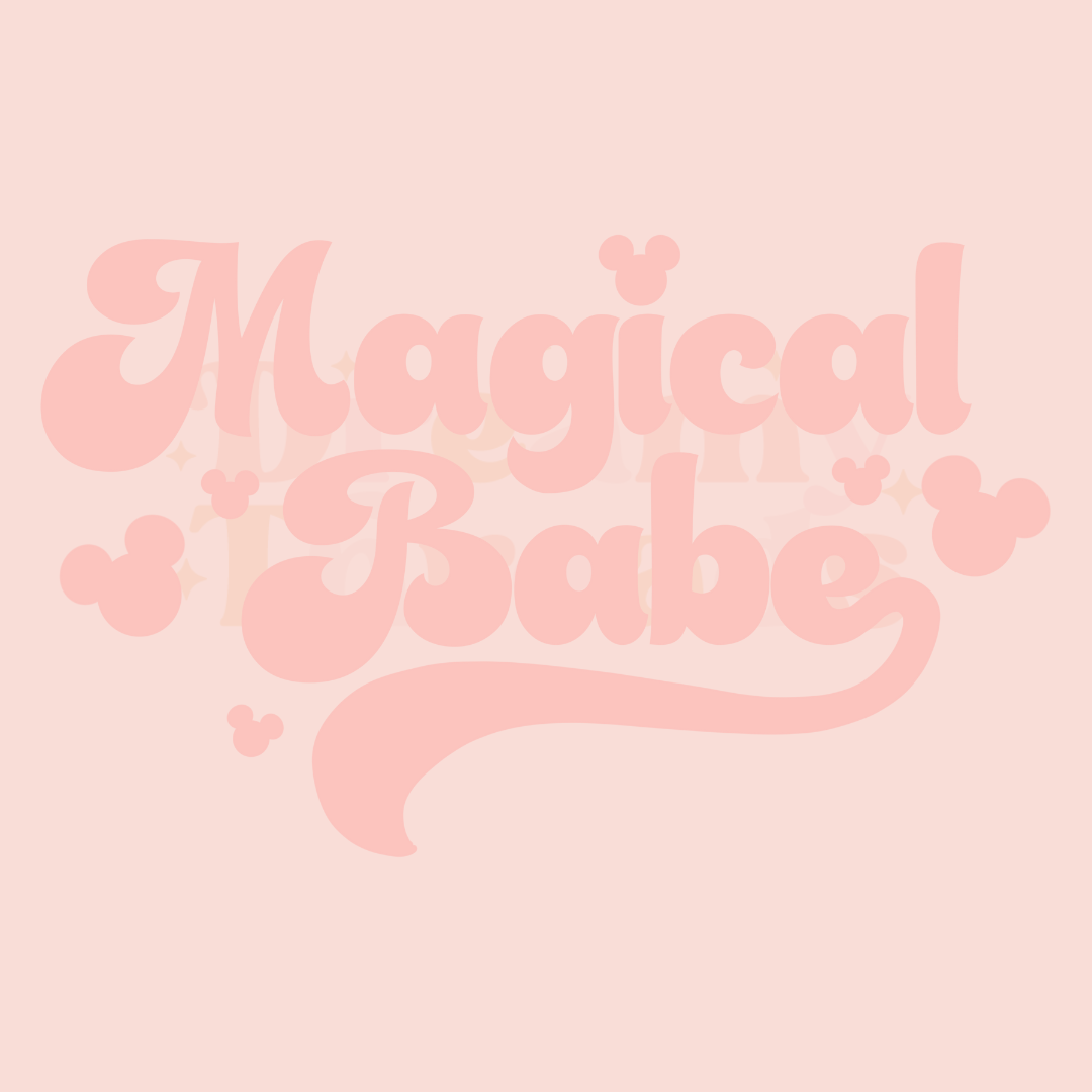 Magical Babe Pink Tee/Crew