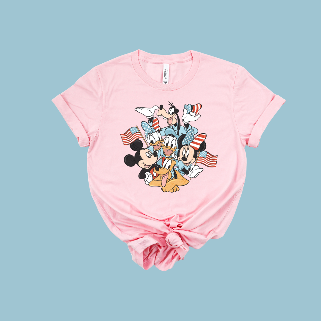 Patriotic Friends Tee