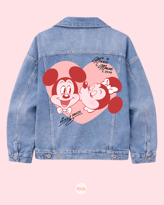 Mouse Kisses Denim Jacket