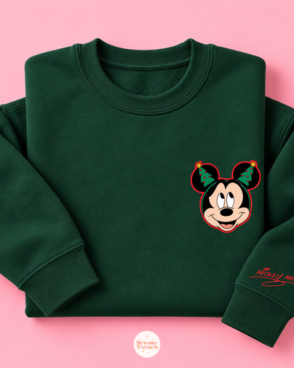 Green Very Merry Crewneck Sweatshirt