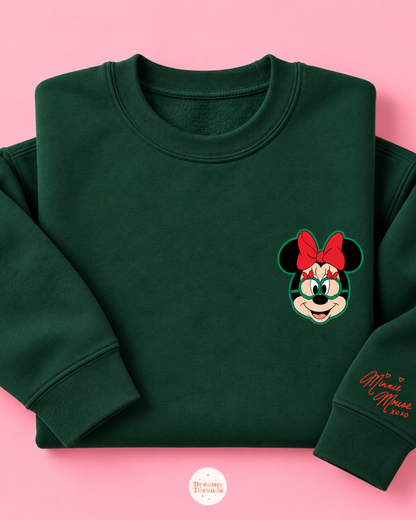 Green Very Merry Crewneck Sweatshirt