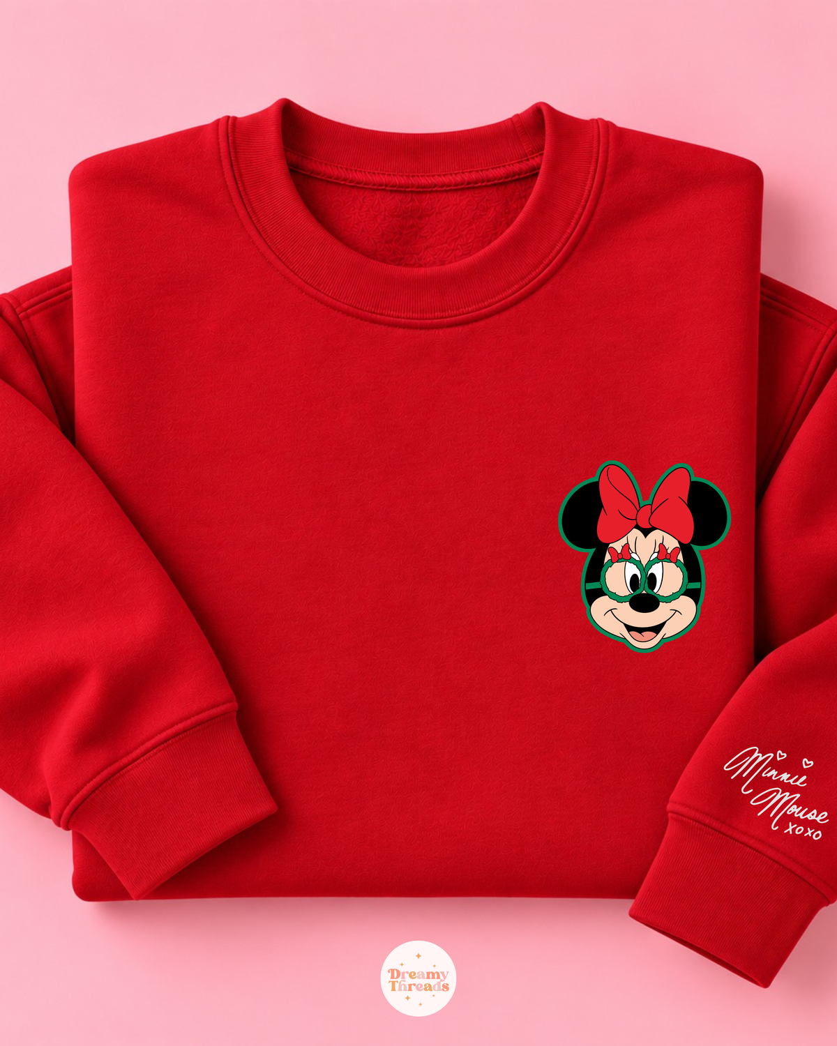 Red Very Merry Crewneck Sweatshirt