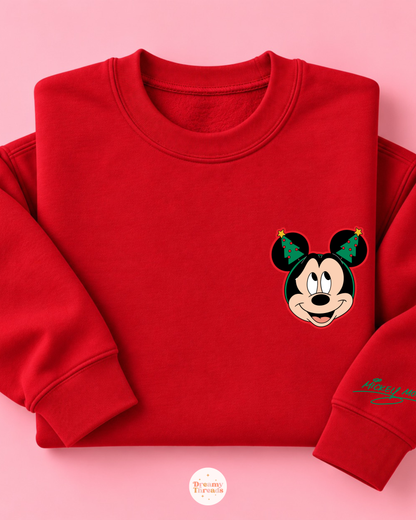 Red Very Merry Crewneck Sweatshirt
