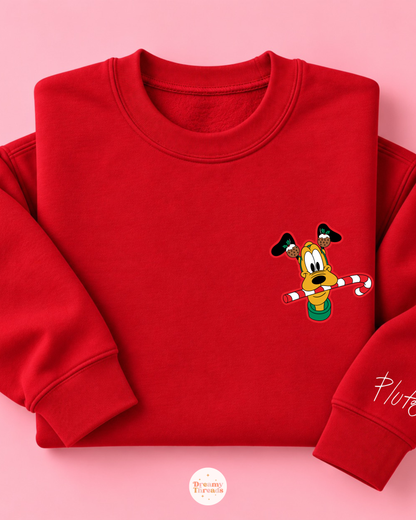 Red Very Merry Crewneck Sweatshirt