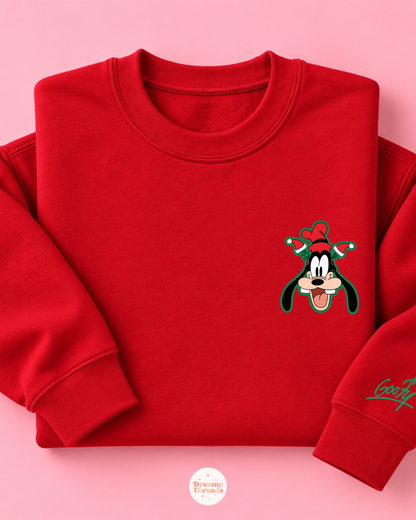 Red Very Merry Crewneck Sweatshirt
