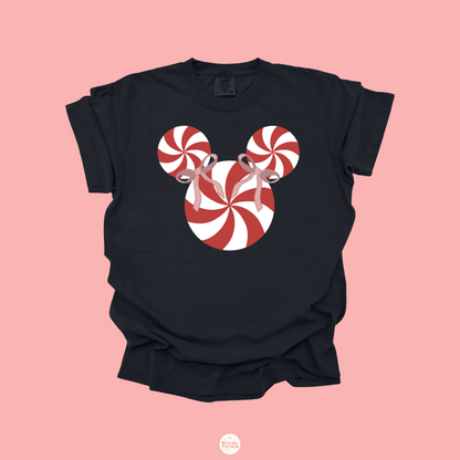 Coquette Peppermint Mouse Tee/Crew