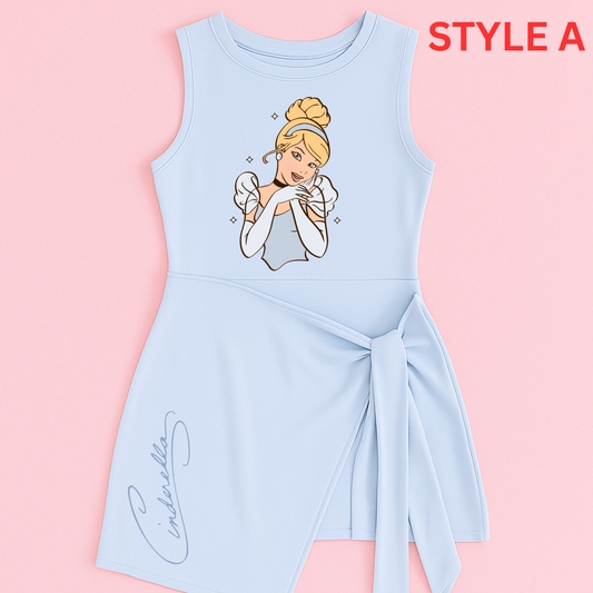 Blue Princess Athletic Dress