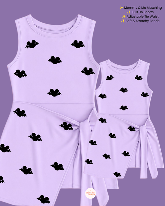 Magical Bats Mommy & Me Athletic Dress