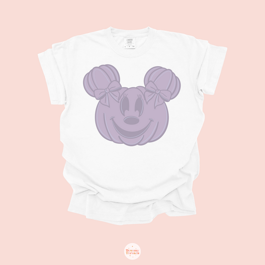 Lavender Coquette Pumpkin Tee