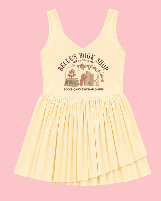 Embroidered Yellow Athletic Dress - Choose Your Design